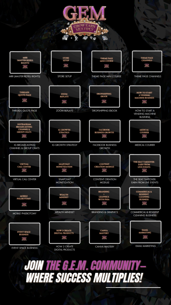 GEM COURSE & COMMUNITY - Image 2